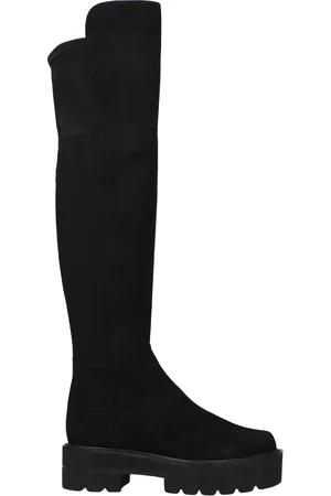 Stuart Weitzman Boots 5050 Women Suede Black