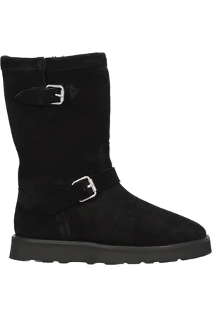 Kenzo Vibram Boots Women Suede Black