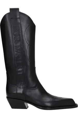 OFF-WHITE Boots Women Leather Black