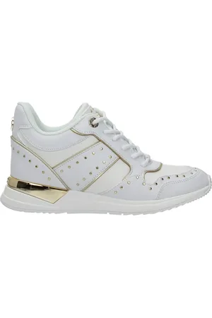 Guess Sneakers Women Polyurethane White/Gold