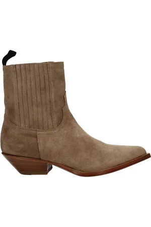 SONORA Boots Women Suede Brown/Cigar