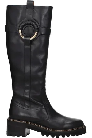 See by Chloé Boots Women Leather Black