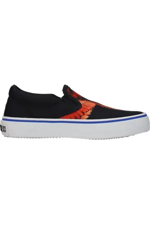 MARCELO BURLON Slip On Icon wings Men Fabric Black/Red