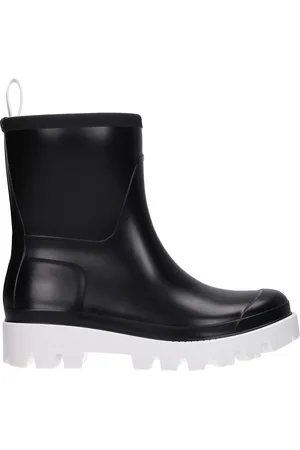 Gia Borghini Boots Couture Women Rubber Black/White
