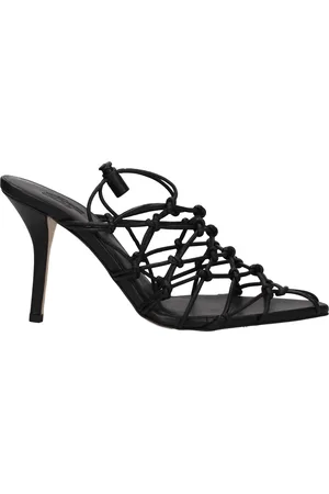 Gia Borghini Sandals Women Leather Black