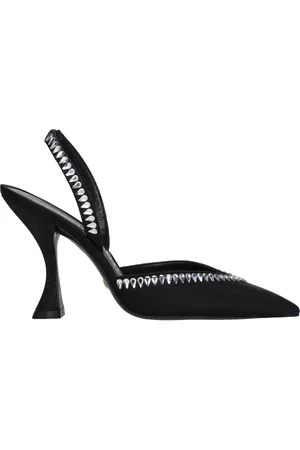 Stuart Weitzman Sandals Gmct Women Satin Black