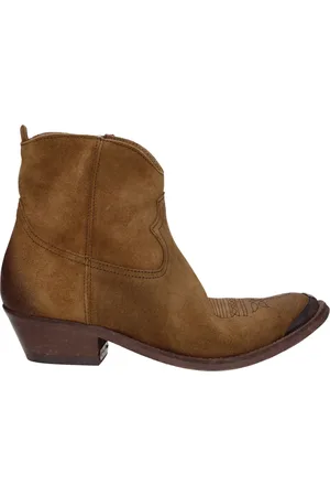 Golden Goose Young Boots Women Suede Brown/Cognac