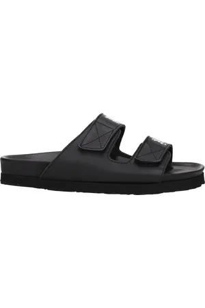 Palm Angels Sandals Women Leather Black