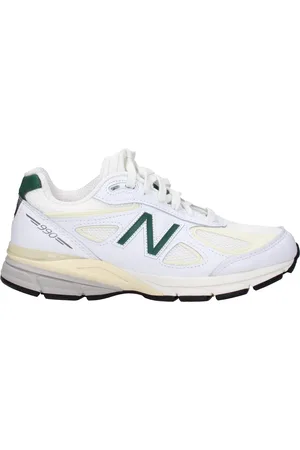 New Balance Sneakers 990 Man Leather White/Green