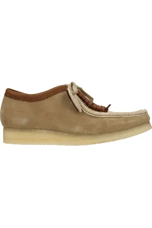 Clarks Derby Wallabee Men Suede Beige/Sand