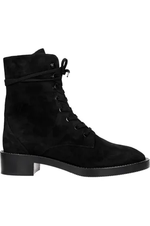 Stuart Weitzman Boots Sondra shine Womens Suede Black