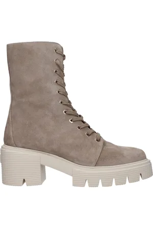 Stuart Weitzman Boots Soho Women Suede Beige/Milk