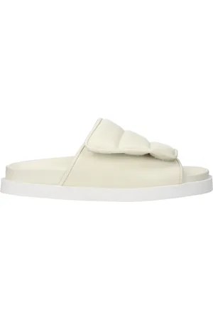 Gia Borghini Slippers and Hooves Women Leather Beige/Ivory