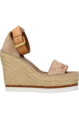See by Chloé Zeppe Women Suede Beige/Pink Cypria