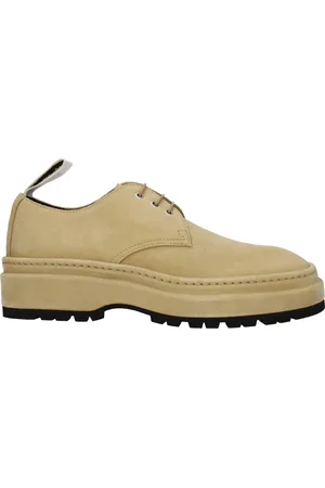 Jacquemus Derby Men Suede Beige/Light Beige