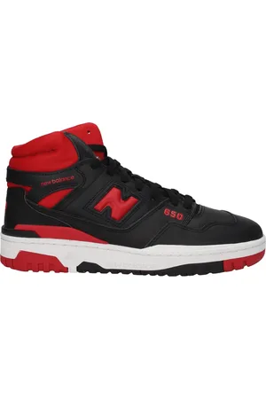 New Balance Sneakers 650 Men Leather Black/Red