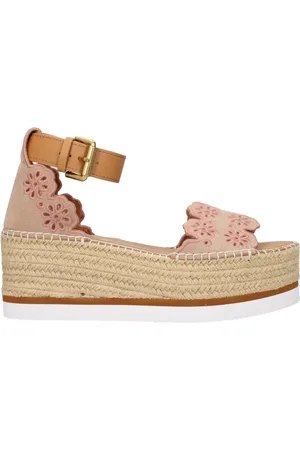 See by Chloé Zeppe Women Suede Beige/Pink Cypria