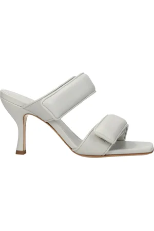 Gia Borghini Sandals Pins Women Leather Gray/Stone