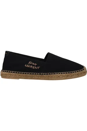 Saint Laurent Espadrillas Men Fabric Black