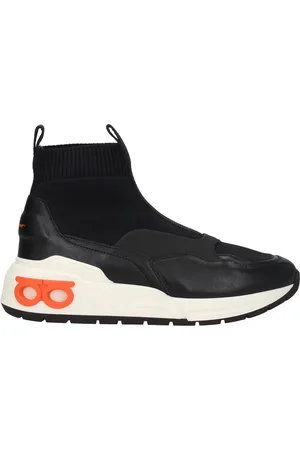 Salvatore Ferragamo Sneakers Cosma sock Woman Fabric Black