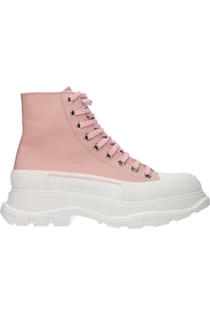 Alexander McQueen Boots Women Fabric Pink