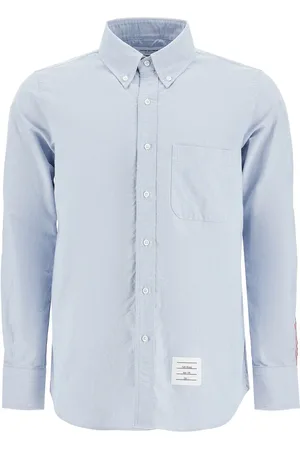 Thom Browne Oxford Signature Striped Shirt In