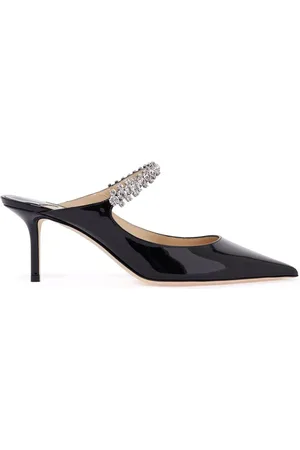 Jimmy Choo Patent Leater Bing 65 Mules
