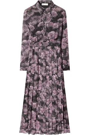 Tory Burch Printed Silk Maxi Dress