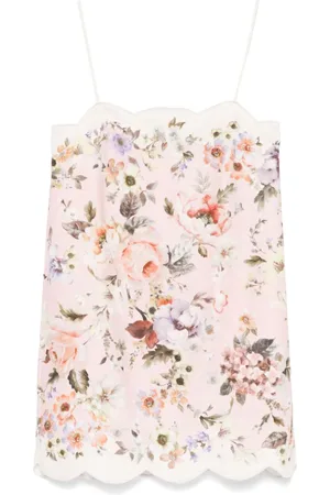 ZIMMERMANN Acacia Printed Linen Mini Dress