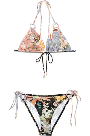 ZIMMERMANN Tallow Printed Bikini Set