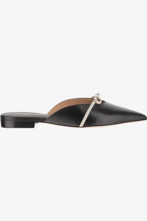 Salvatore Ferragamo Leather Mules With Bow