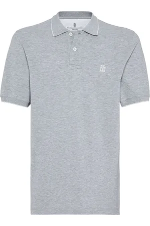 Brunello Cucinelli Logo Cotton Polo Shirt