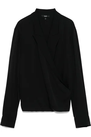 THEORY Pk Lapel Wrap Bl.Mod