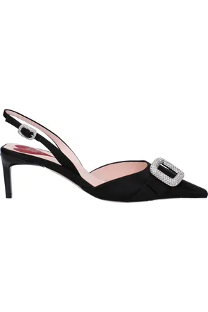Roger Vivier Dorsay Sandals Women Satin Black