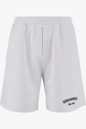 Dsquared2 Cotton Short Pants With Logo