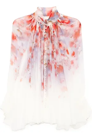 ZIMMERMANN Crush Printed Blouse