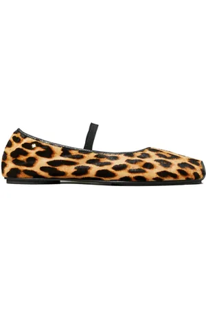Tory Burch Mary Jane Leopard Print Ballets