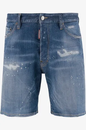 Dsquared2 Stretch Cotton Blend Short Jeans