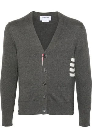 Thom Browne 4 Bar Cotton Cardigan