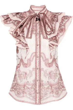 ZIMMERMANN Crush Silk Blend Top