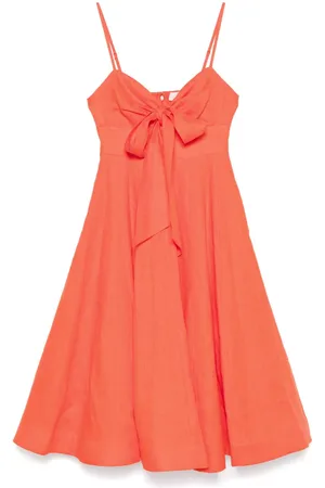 ZIMMERMANN Crush Linen Midi Dress