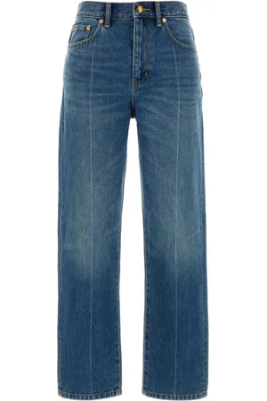 Tory Burch Slim Denim Cotton Jeans