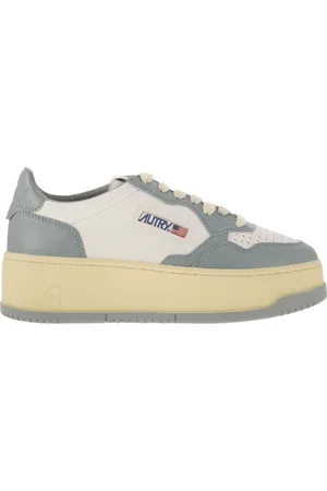 Autry Medalist Platform Leather Trainers