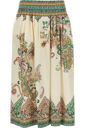 Etro Paisley Flower Skirt