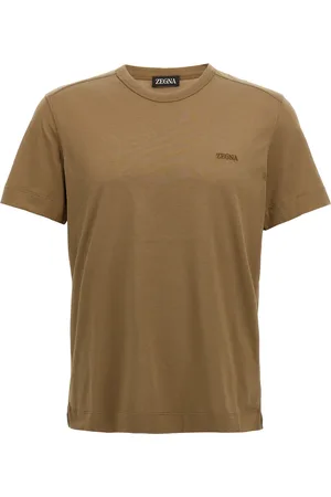 Ermenegildo Zegna Logo Embroidery T Shirt