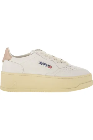 Autry Medalist Platform Leather Trainers