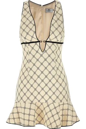 Elisabetta Franchi Lozenge Mini Dress