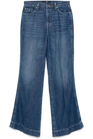 7 for all Mankind Flared Leg Denim Jeans