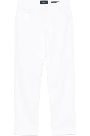 7 for all Mankind Calie Straighnt Cropped Jeans