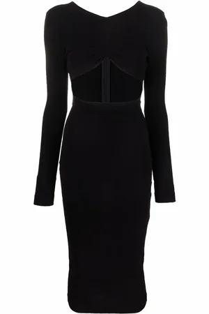 Dsquared2 Cut Out Pencil Midi Dress